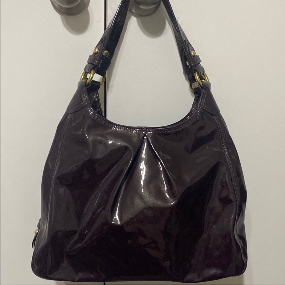 EUC Elegant Burgundy Shoulder Bag